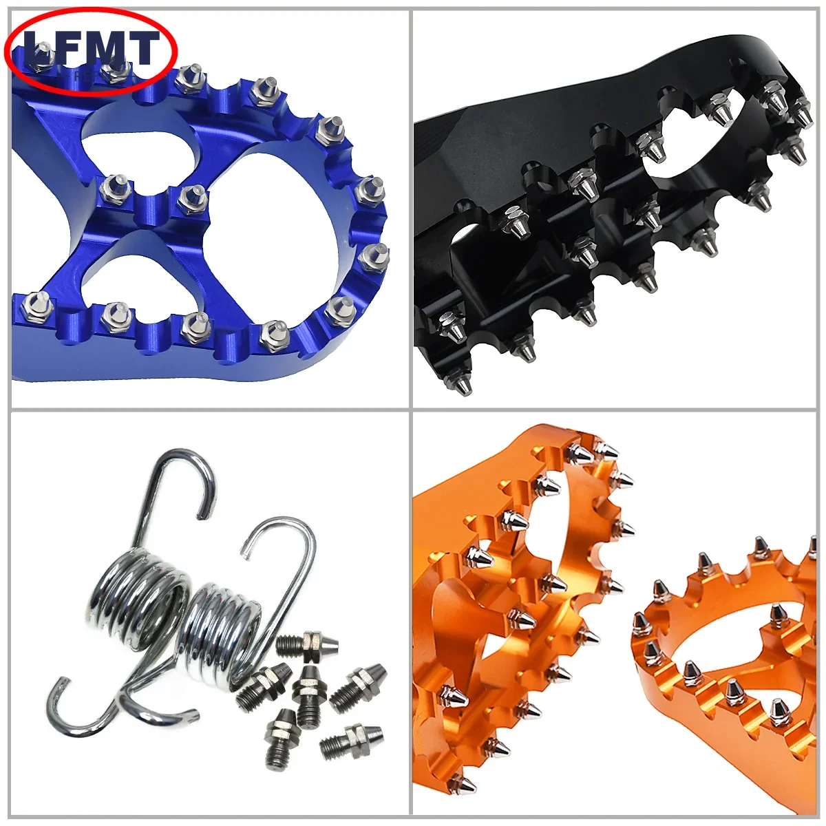 Pedales de reposapiés alargados CNC para motocicleta, clavija para KTM 690-1290 Adventure SMC/R/S Supermoto 2004-2023 SX EXC XCW XCF XC 65-530