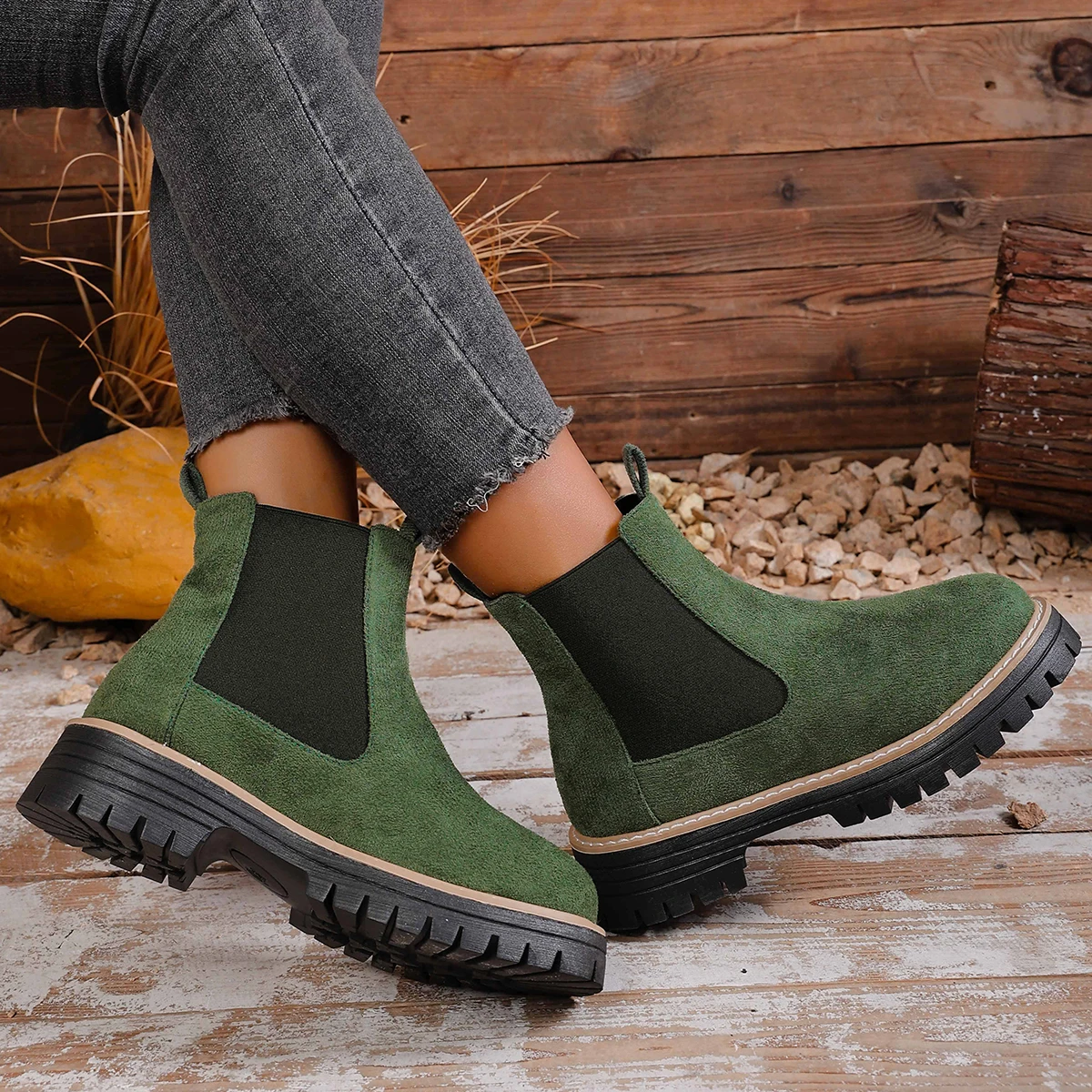 Women Ankle Boots L… - image
