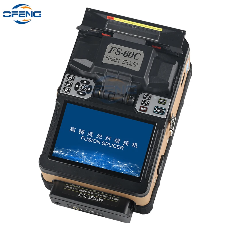 

COMPTYCO FS-60C Golden Fully Automatic Fusion Splicer Machine Fiber Optic Fusion Splicer Fiber Optic Splicing Machine