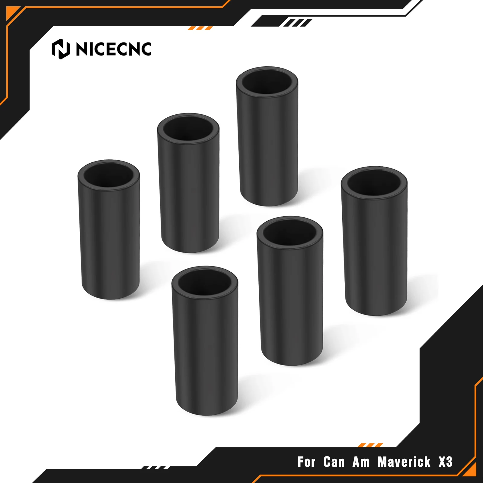 

NICECNC Primary Clutch Weight Bushing Kit UTV Centrifugal Lever Bushing For Can-Am Maverick X3 RR Turbo DPS Max Sport Commander