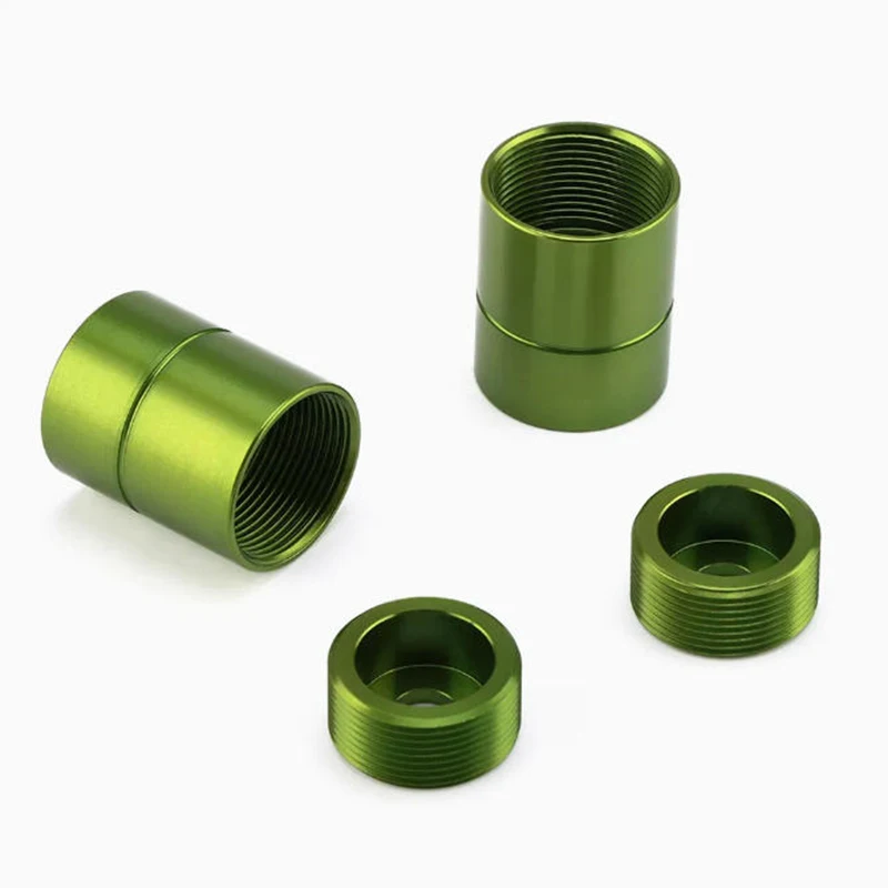 

Customized Size Anodized Aluminum 4 Axes Logo Machining Customized Aluminum Alloy Threaded Sleeve