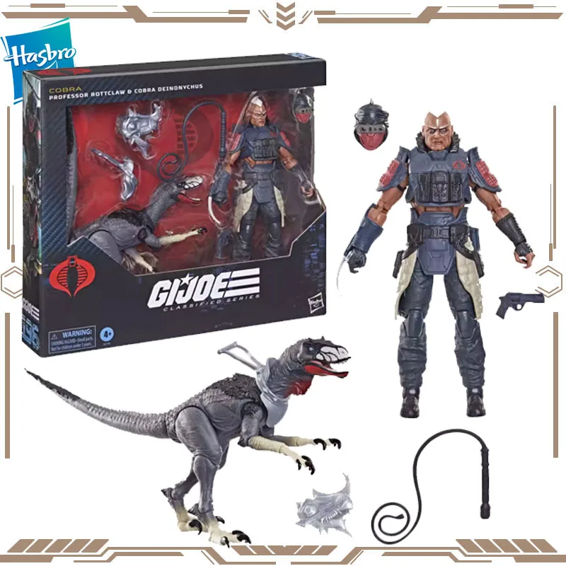 

Оригинальный G.I. от Hasbro Фигурки Джо Кобра, Профессор Роттклоу и Кобра Дейнонитус: Коллекционные модели для мальчиков и девочек, отличный подарок