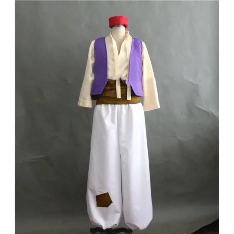 Anime aladdin Halloween adult men cosplay costume Prince for Costumes Full Set Xs-3xl