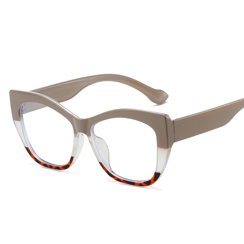 European and American cat eye modeling decorative glasses women's temperament anti blue glasses