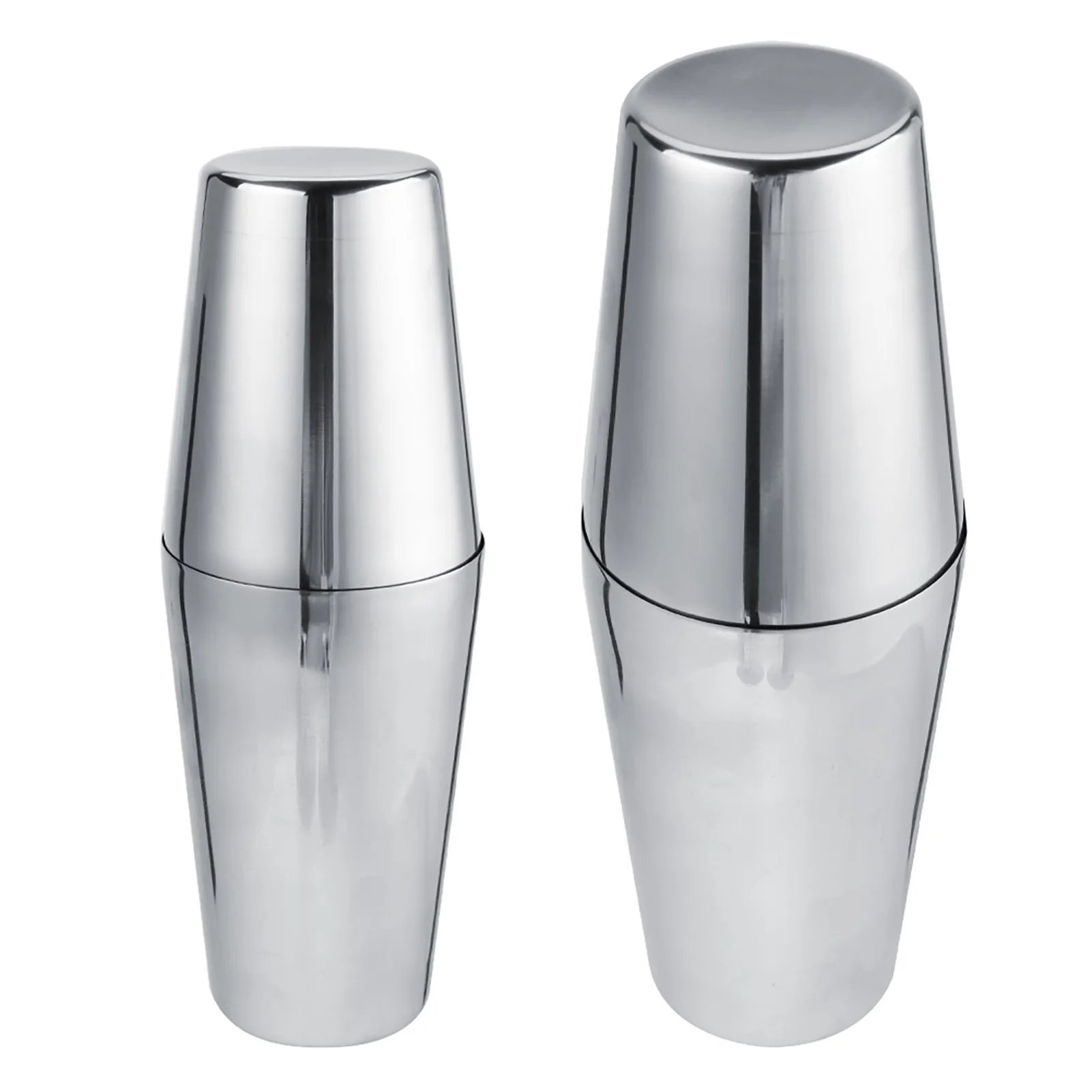 Bar Wine Shaker, 450/600ml Silver Stainless Steel Wine Cocktail Shaker Set Mixing Making Drinking Container Barware