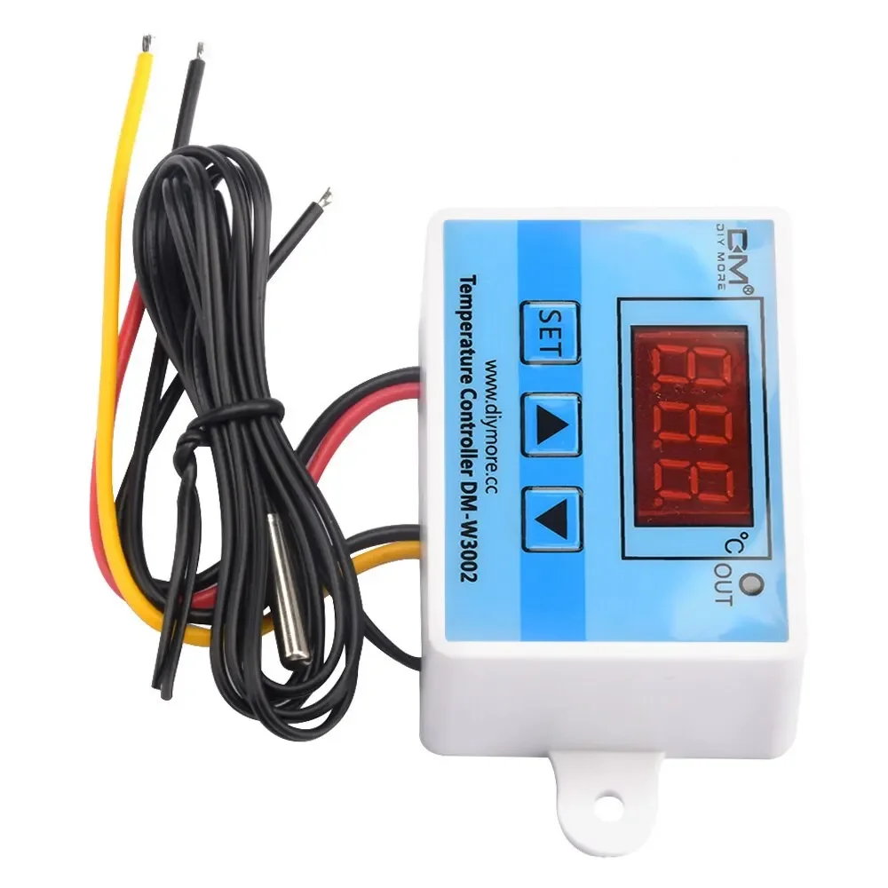 W3002 110V 220V LED Display Screen Digital Temperature Controller Temperature Regulator Sensor Thermostat Digital Controller