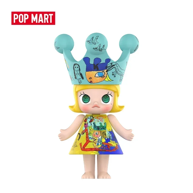 POP MART MEGA ROYAL MOLLY 400% Childishness Limited Edition Series Blind Box Surprise Mystery Box Figur Aksi Anime Lucu