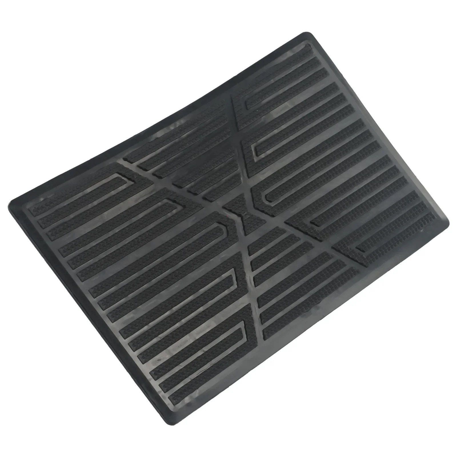 1 Set Car Carpet Plate Floor Pad Heel Foot Mat Pedal Patch Black PVC Waterproof Car Anti Skid Pad Universal Interior Part