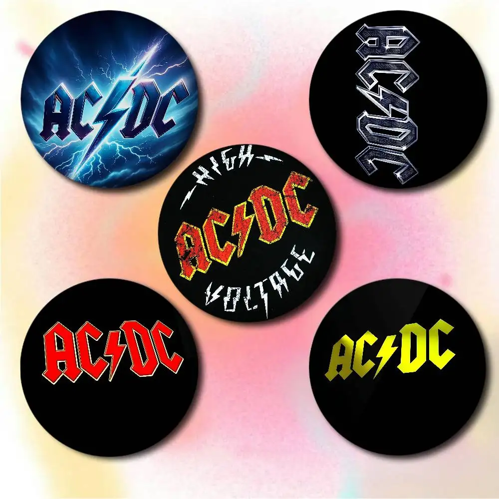 الموسيقى الفن A-acdc صفيح لينة زر دبوس بروش شارة معدنية مخصصة مجوهرات اكسسوارات قبعة حقيبة التلبيب