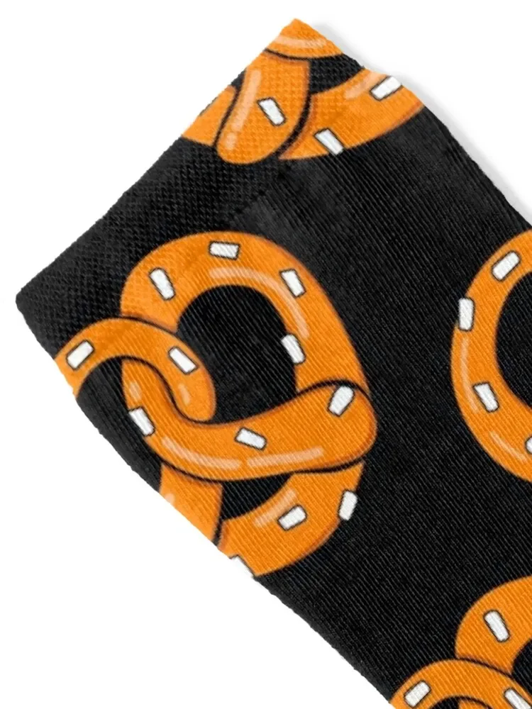 Pretzel and Black Background Socks sport FASHION Boy Socks Women's