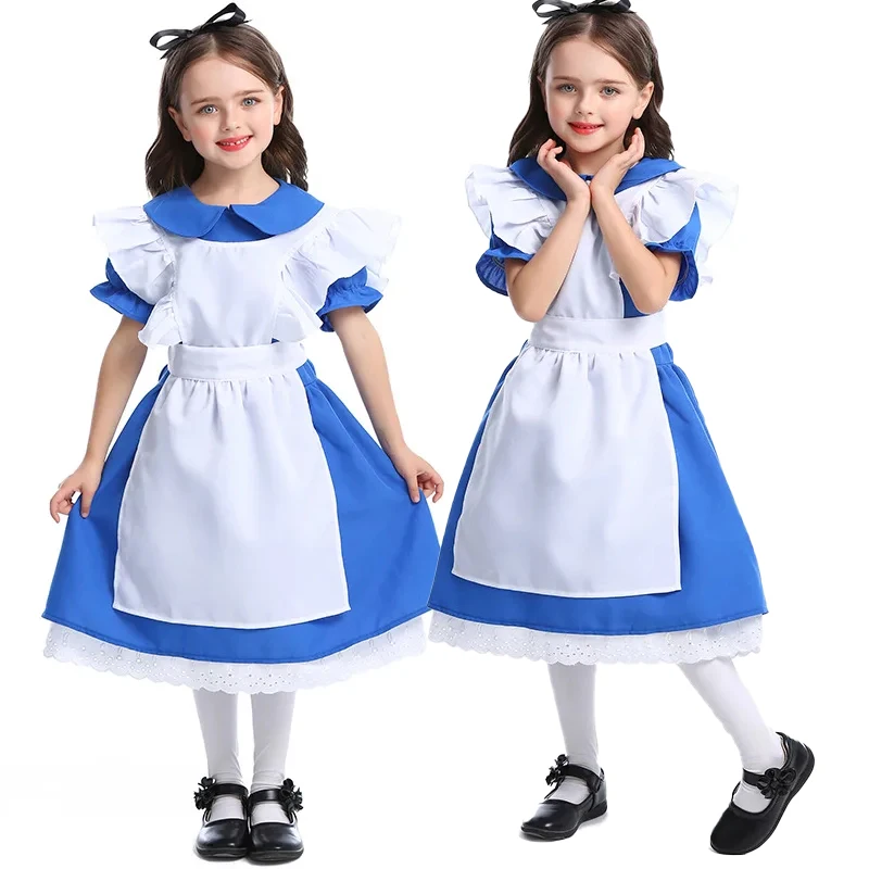 

Halloween cosplay girl princess dress stage performance costume The Wizard of Oz Dorothy costume
