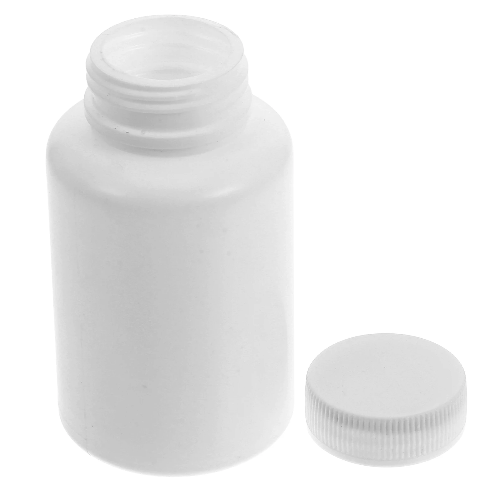 

20 Pcs Pill Bottles White Empty Pill Bottles Light Blocking Screw Cap Secure Travel Medicine Containers