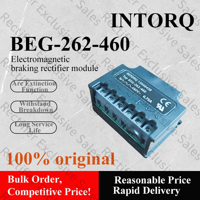 INTORQ BEG-262-460 460V 0.75A Motor Brake Rectifier (Rectifier Module)
