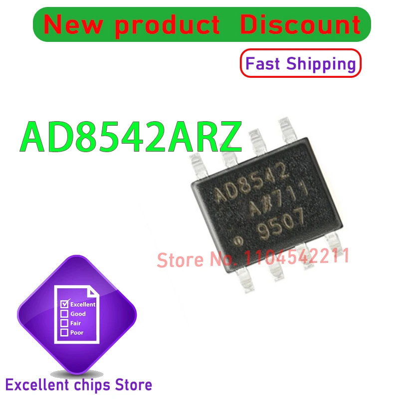 AD8542ARZ AD8542AR AD8542 In Stock  10PCS/LOT