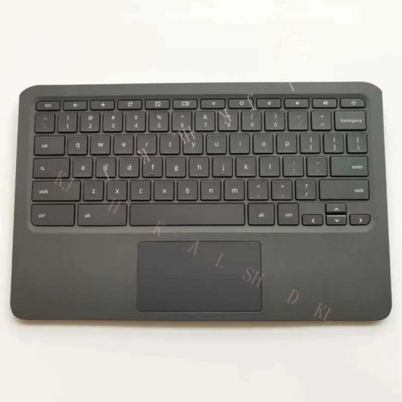 

N NEW For HP Chromebook 11 G6 EE UPPER CASE PALMREST Touchpad Keyboard L14921-001