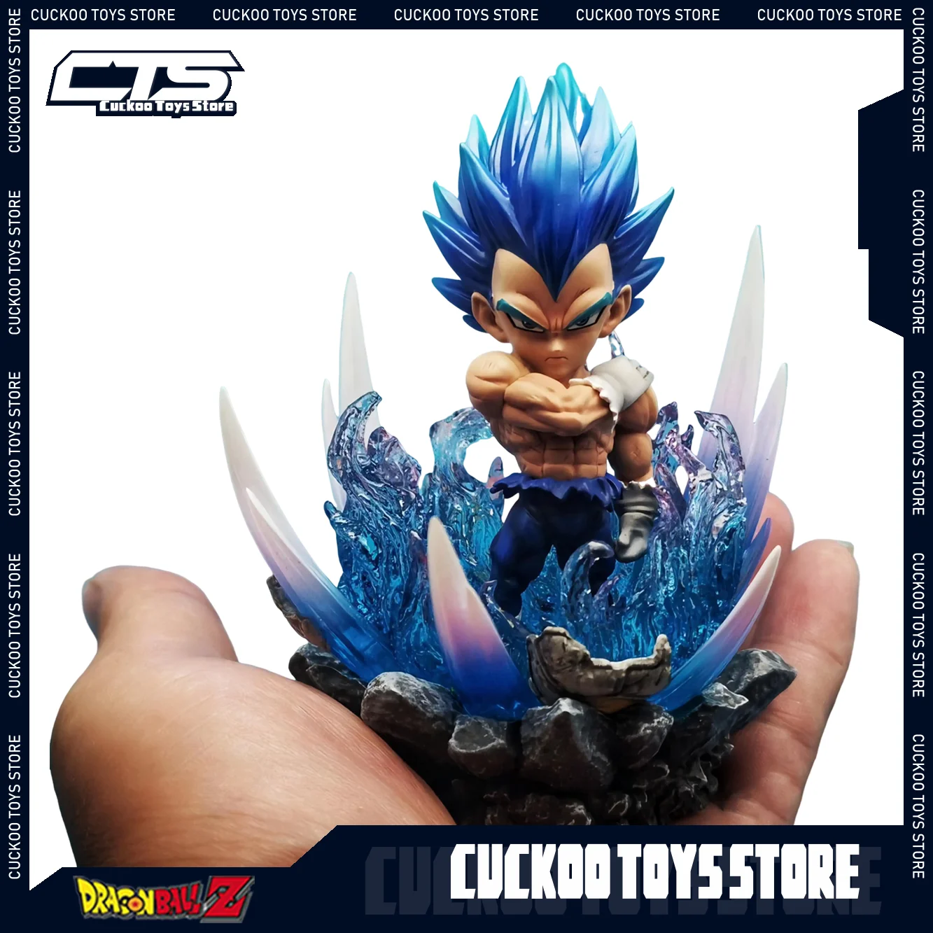 Anime Dragon Ball Son Goku Super Saiyan Vegeta Q Version Can Light Up Anime Model Car Decoration Birthday toys Gifts