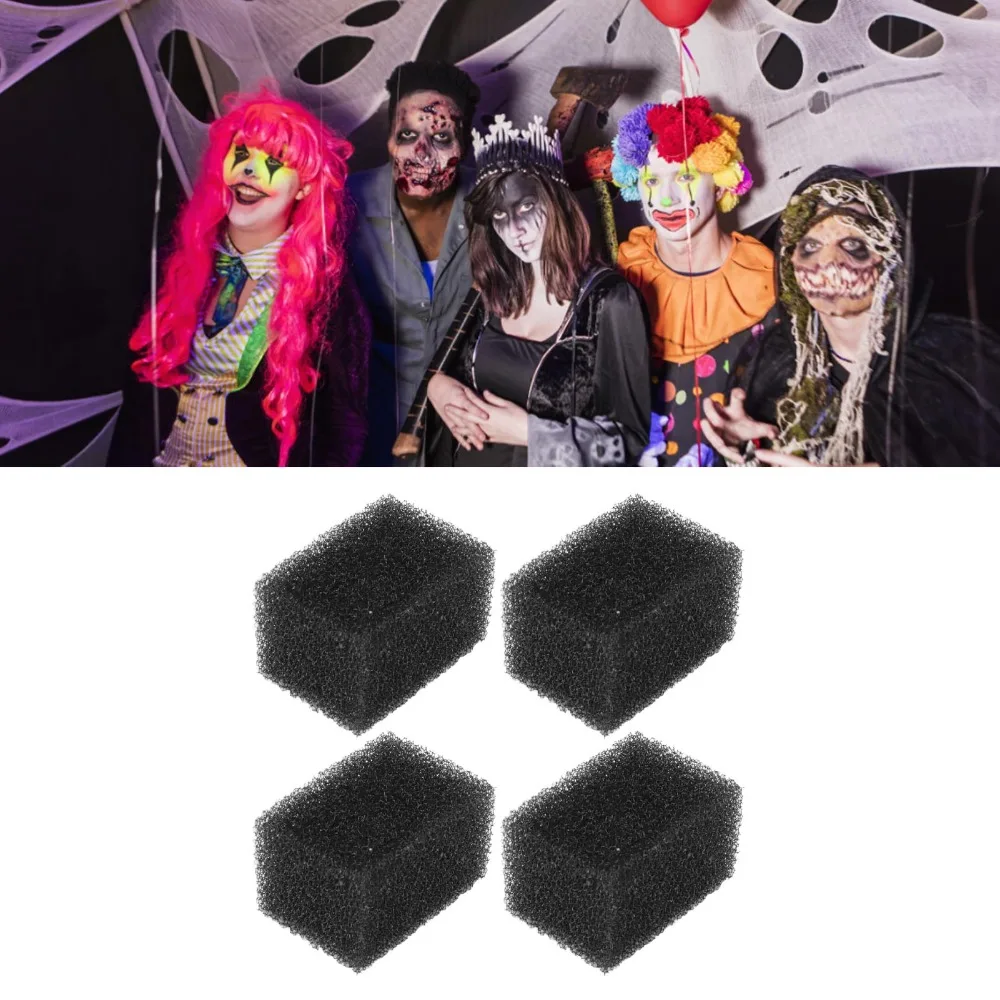 24pcs Black Color Stipple Sponges Face Makeup Tool Texture Shaping Special Effects Makeup Sponges Makeup Sponge Tools