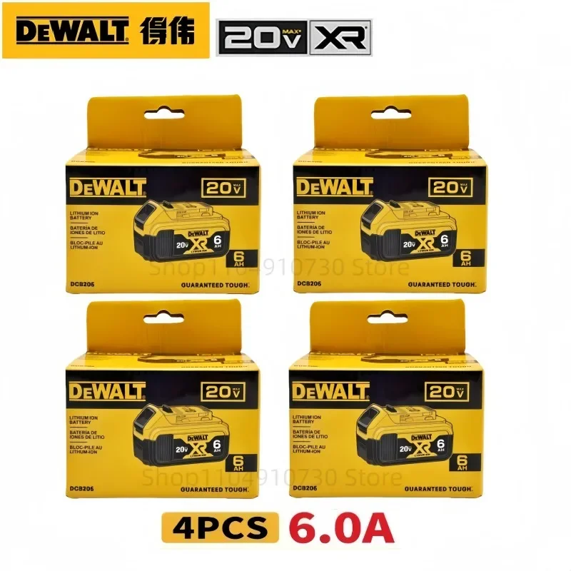 

DeWALT Original Battery 20V/60V 6Ah 9Ah MAX FlexVolt for DCB606 DCB205 DCB206 DCB209 DCB182 Power Tool