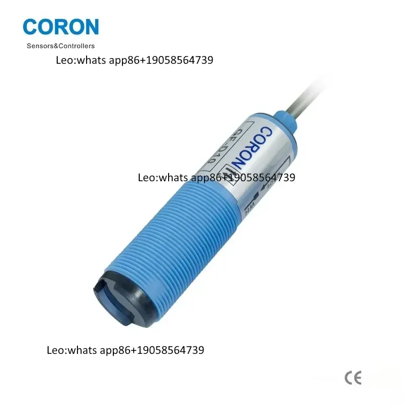 GF-R11-P M12 Optical Photoelectric Retro-Reflection Sensor 0-1m Detection Distance PNP Open Collector Output Plastic