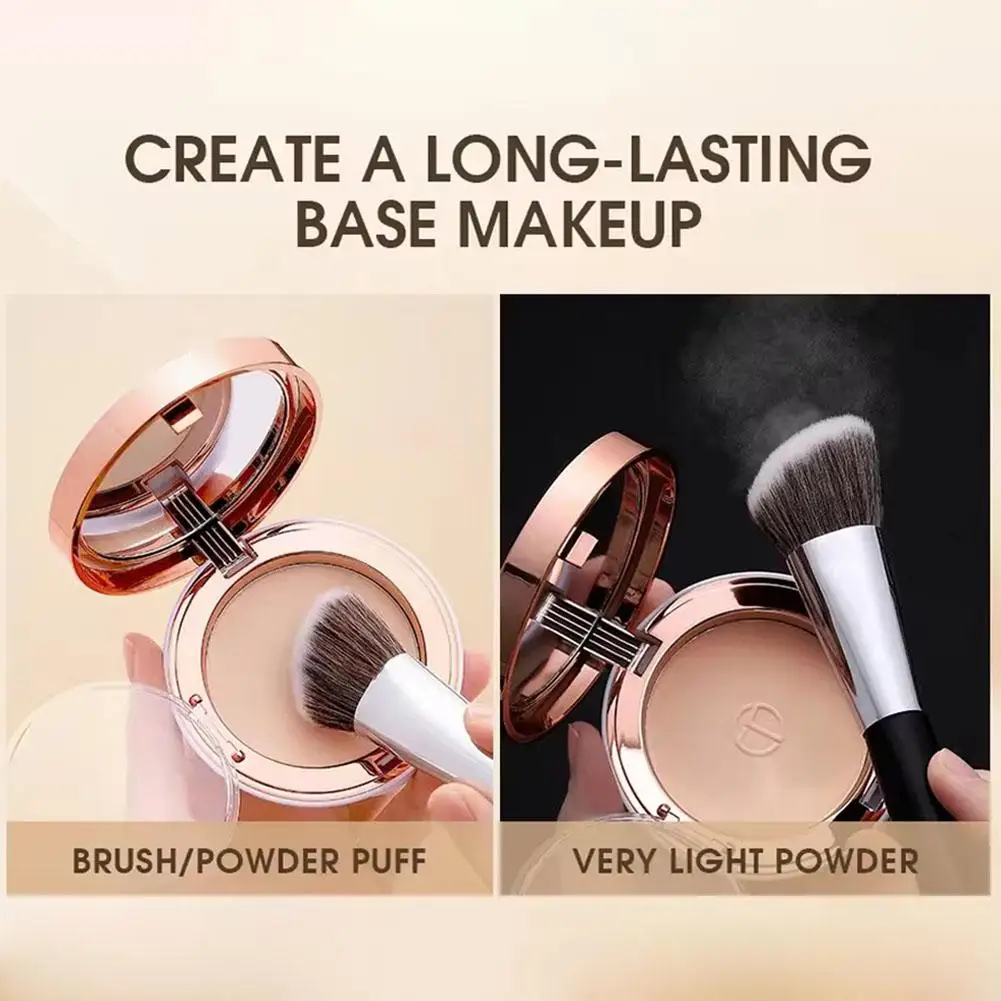 Puder do twarzy w 3 odcieniach, super drobny puder, korektor w pudrze, matujący puder do makijażu, kontrolujący wydzielanie sebum, wygładzający N7N3