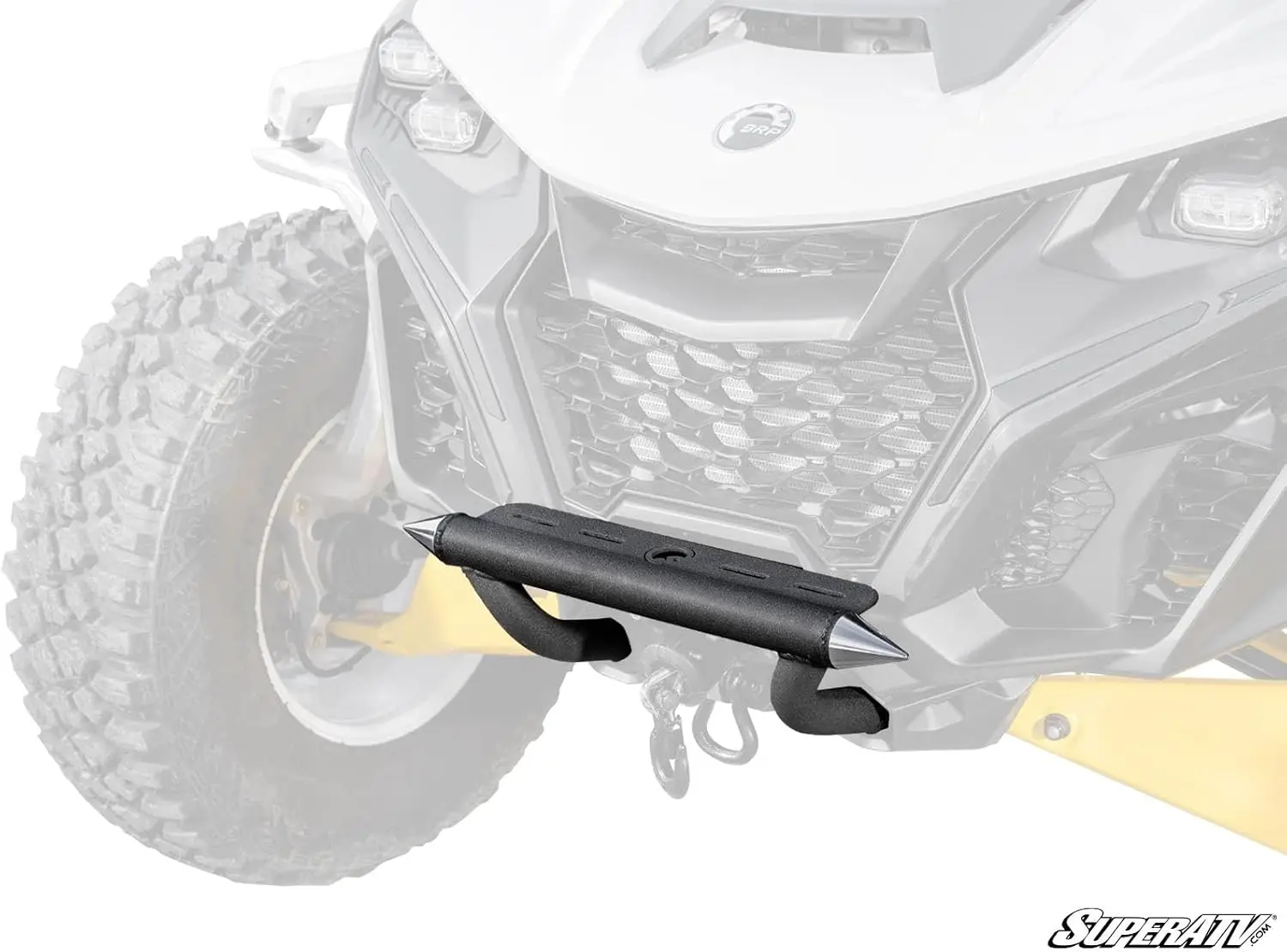 Front Bumper for Can-Am Maverick R, Steel Construction, UV Resistant Powder Coated, USA Made Guard