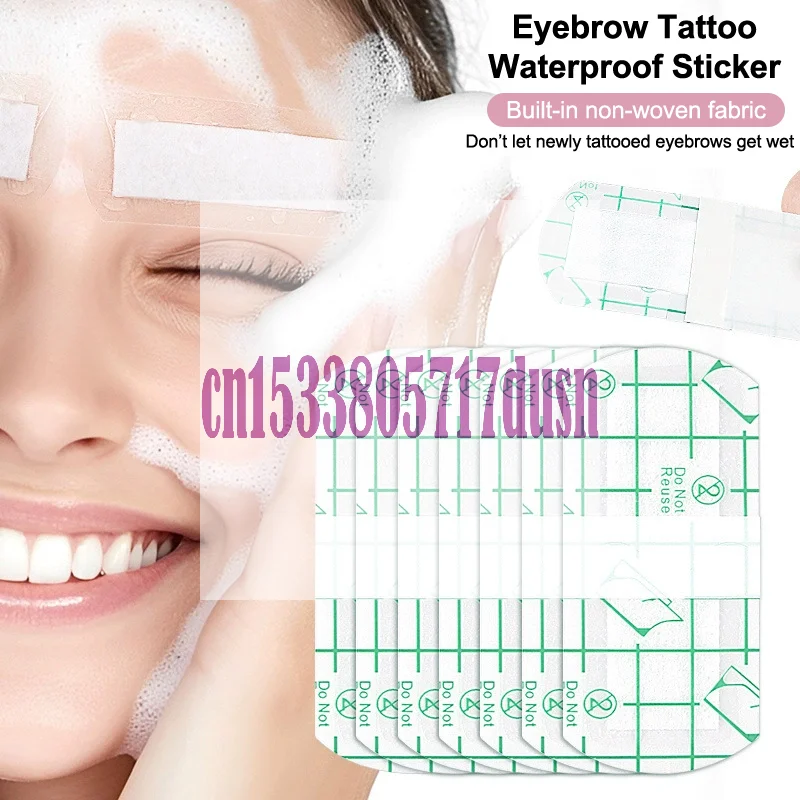

5Pcs Tattoo Eyebrow Tattoo Sterile Waterproof Dressing Eyebrow Protective Patch Dressing Patch Eyebrow