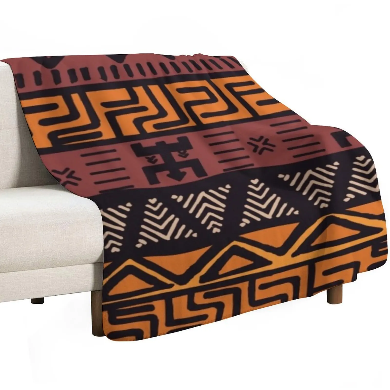 African tribal print Throw Blanket Quilt Vintage Polar Single Sofa Throw Decorative Sofa Blankets