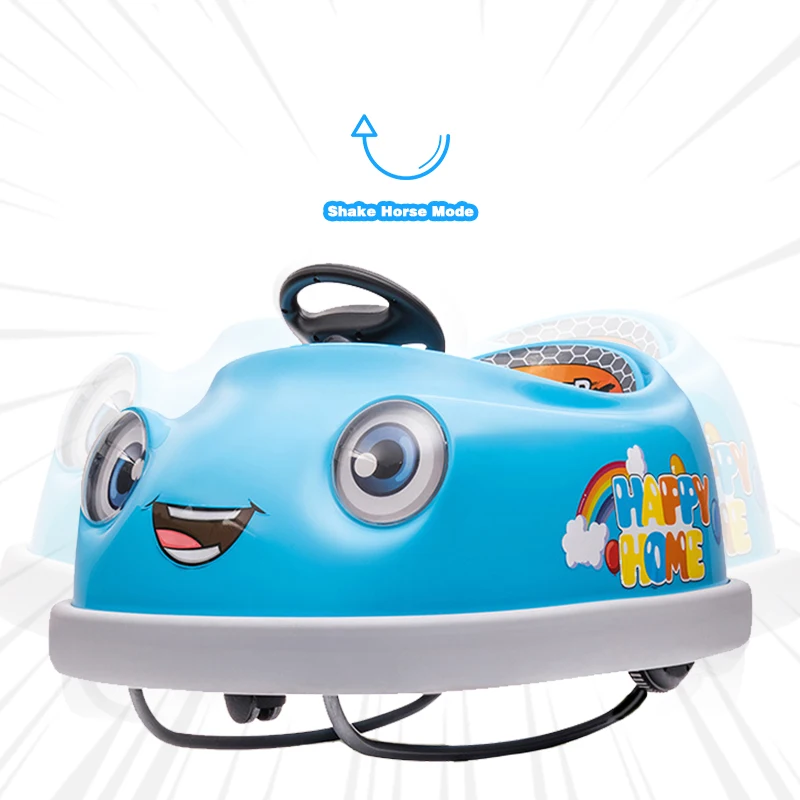 the most popular remote control one-button brake multifunctional children's electric ride on bumper car