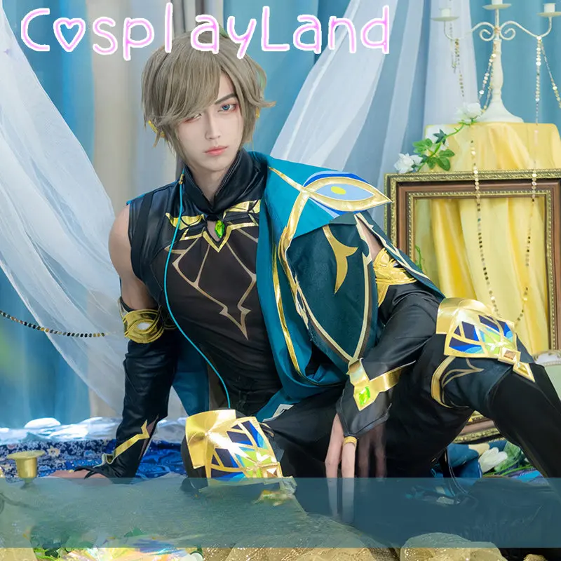 Genshin Auswirkungen Al Haitham Cosplay Perücke Kostüm Outfit Spiel Genshin Auswirkungen 2022 Neue Charakter Skins Cospaly Al Haitham Männer Anzug