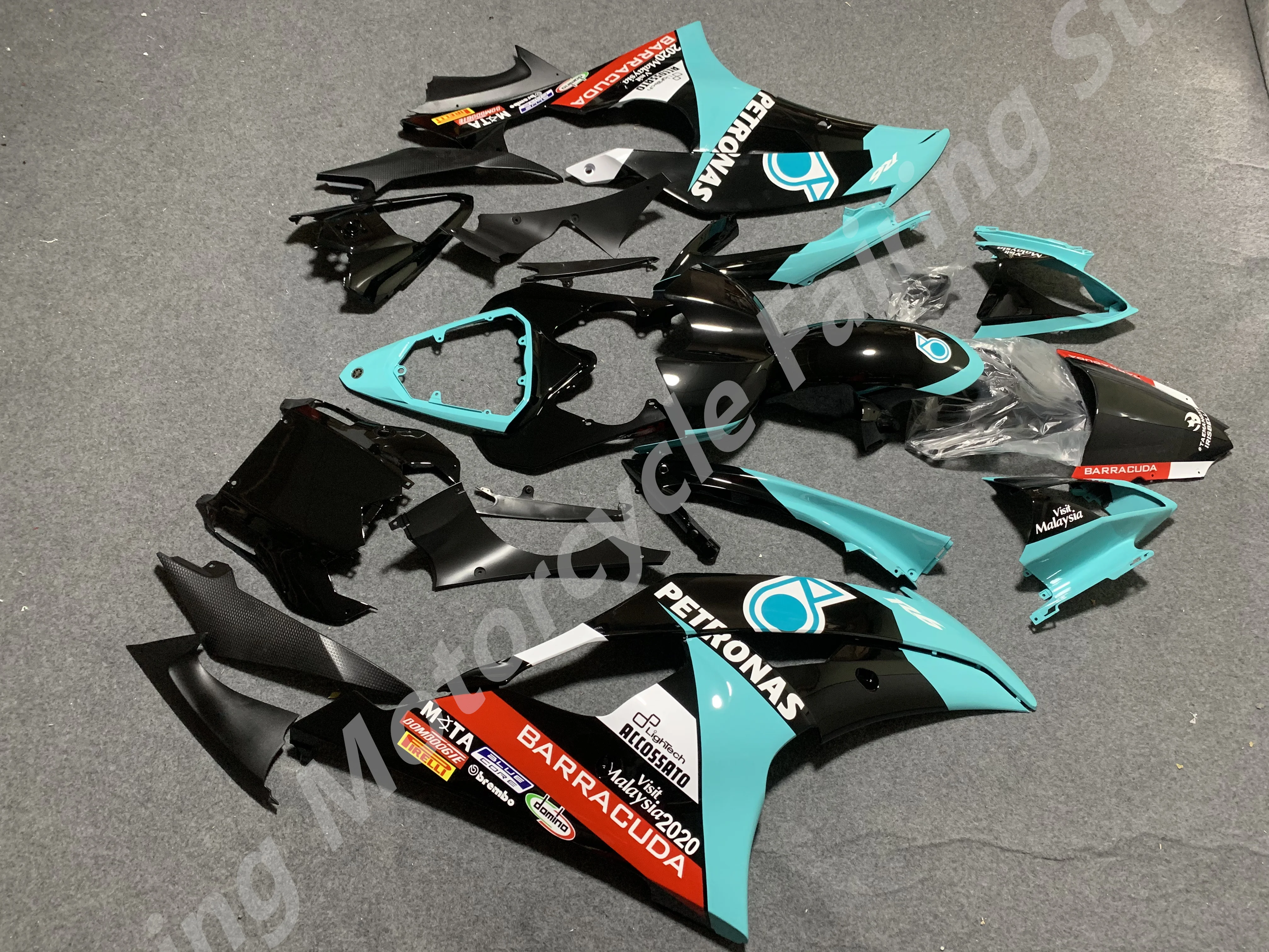 Black Green Fairing for YAMAHA YZFR6 08 09 for YAMAHA YZFR6 Fairing 2011 YZF R6 Abs Fairing 2008 - 2015