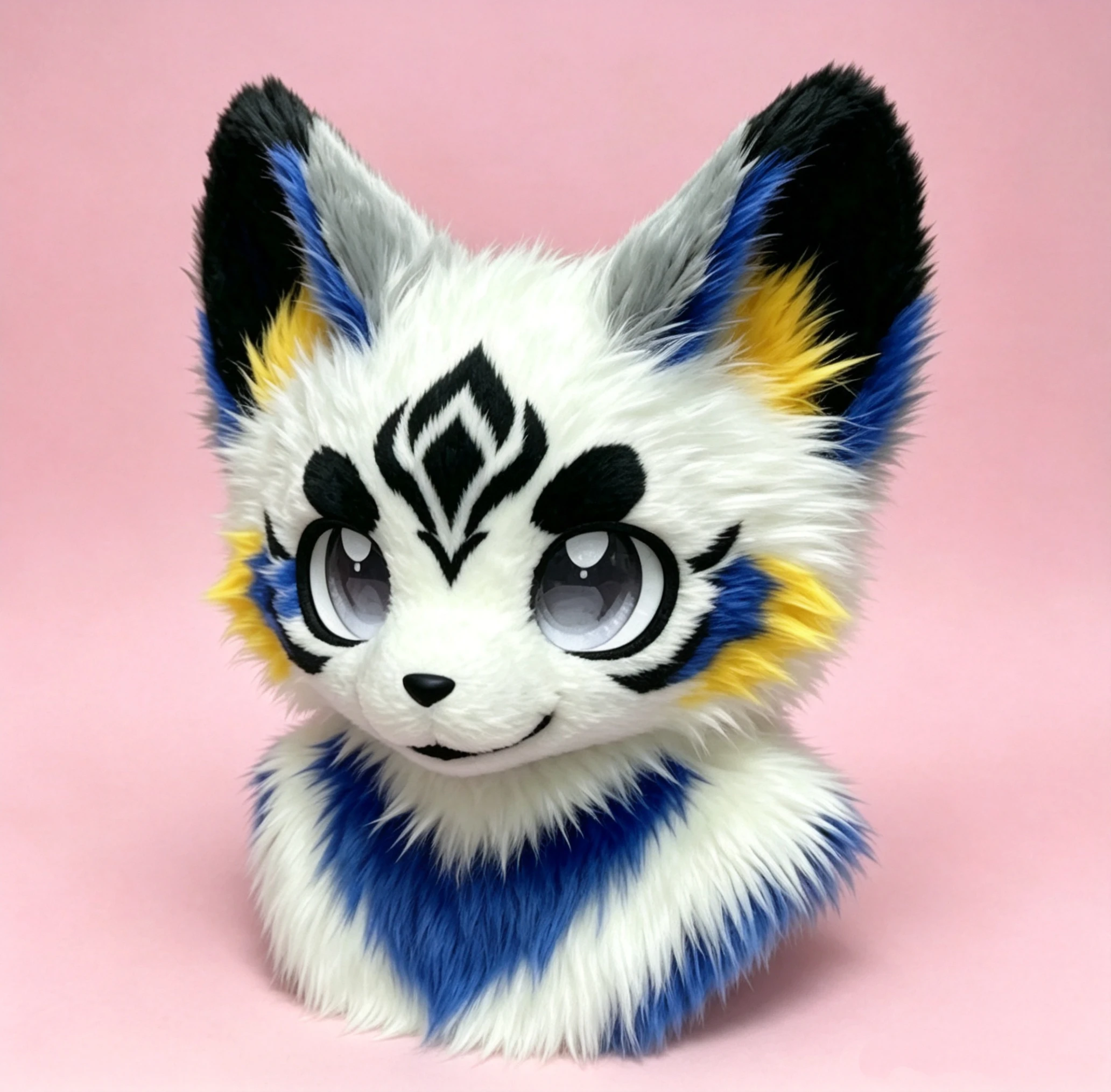 PP Material Kemono Base Mask Cute Canine Medium Long Kiss Beast Suit Skull Wangcai 6