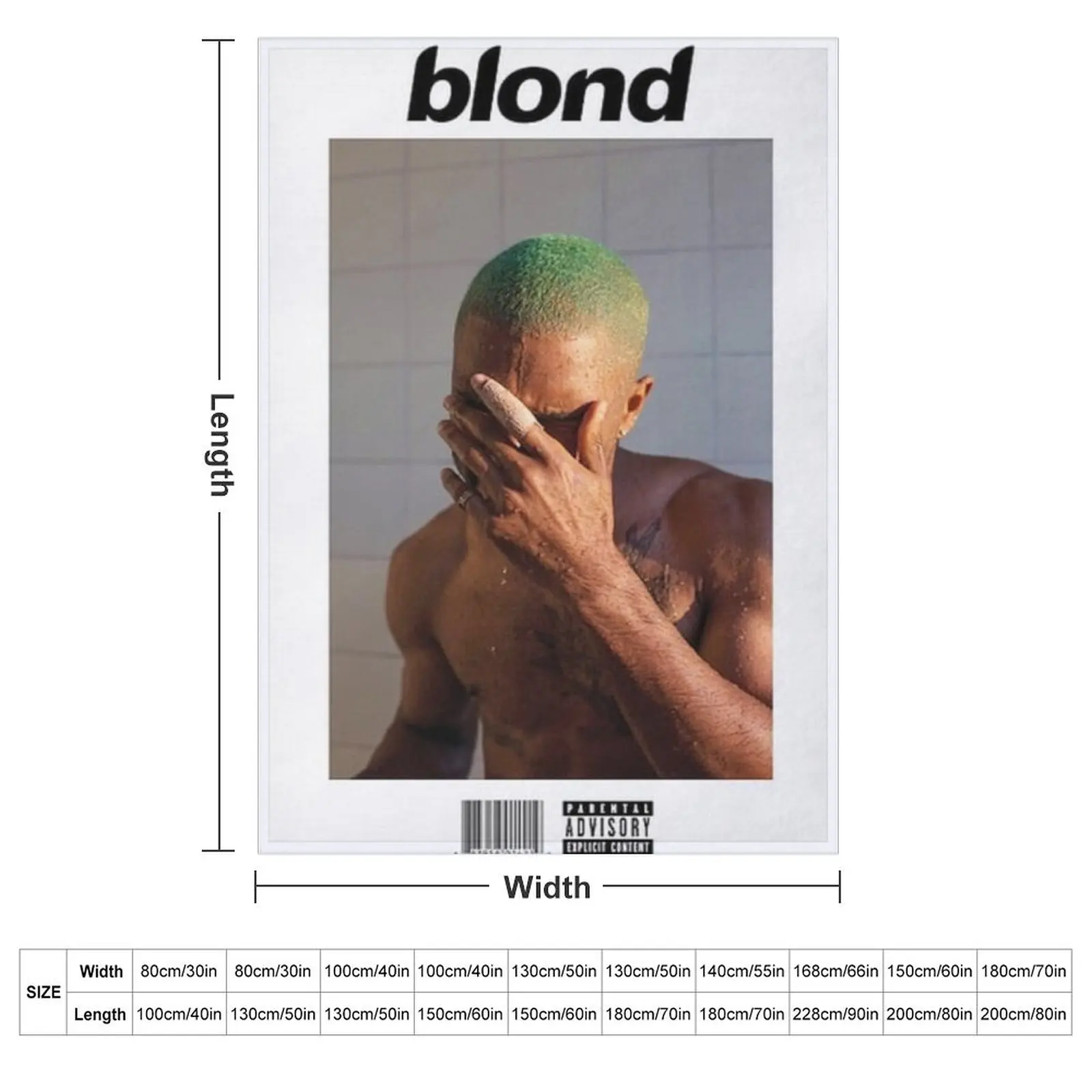 blond - Frank Ocean Throw Blanket funny gift Blankets For Baby Bed Fashionable Loose Blankets