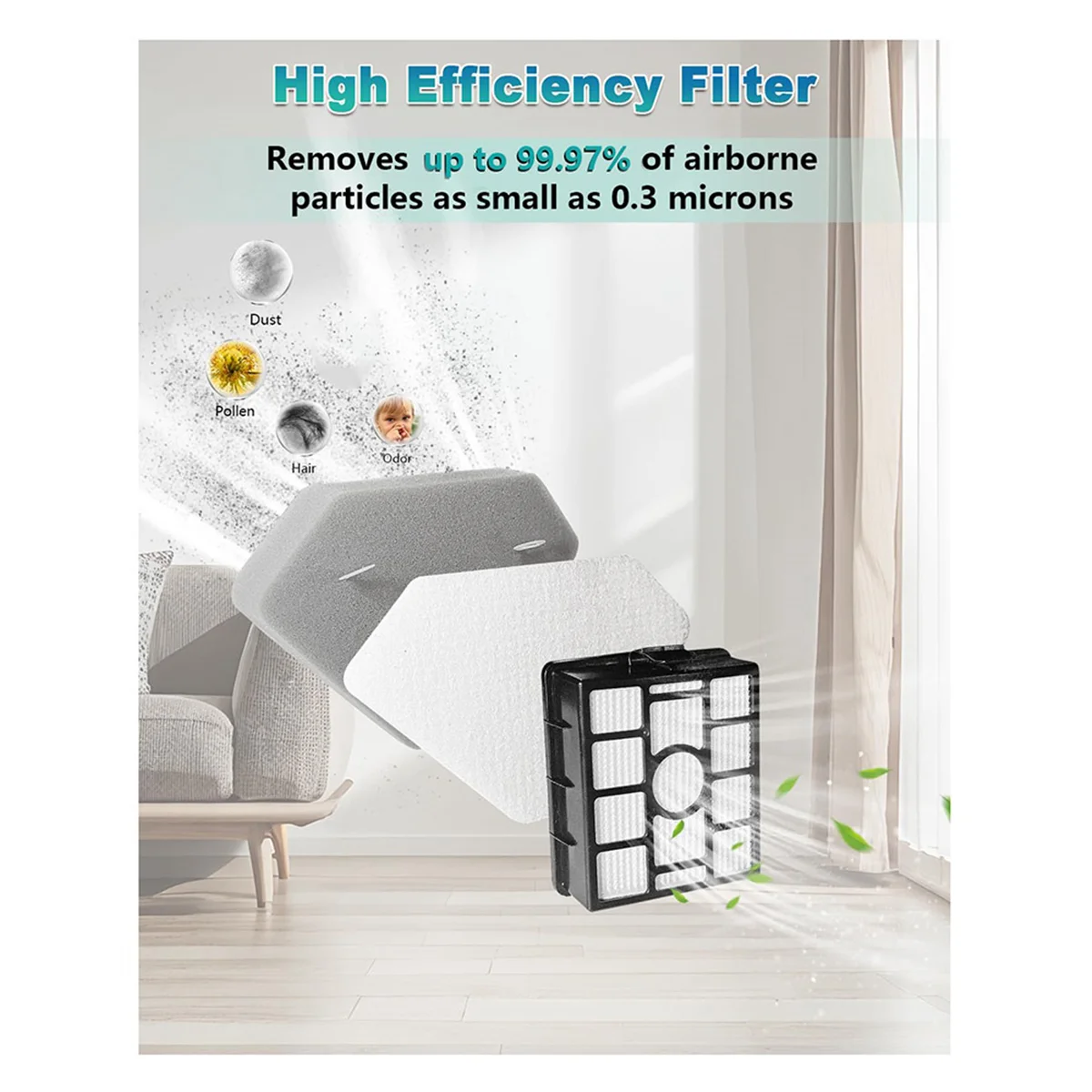 6 قطعة لملحقات المكنسة الكهربائية BU3523 BU3521 جزء استبدال المكنسة الكهربائية