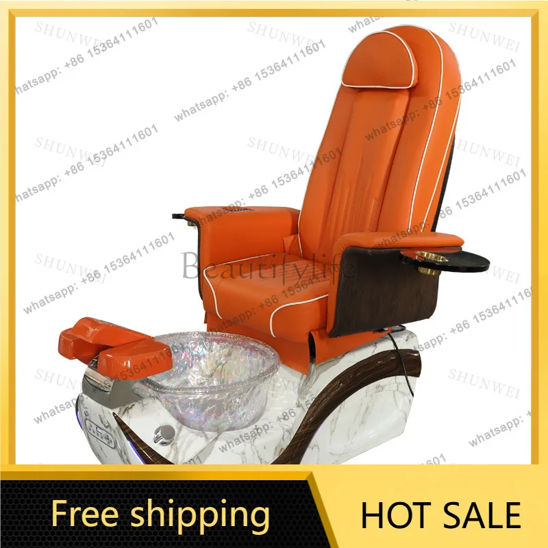 Factory Direct Sales Beauty Foot Massage Sofa Chair Reclining Foot Soaking Manicure Sauna Sofa