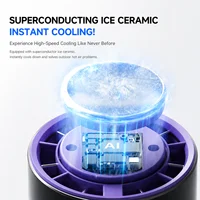 Ventilateur portable rafraîchissant, puissant, rechargeable par USB, mini-refroidisseur personnel pour l'extérieur et le bureau 3
