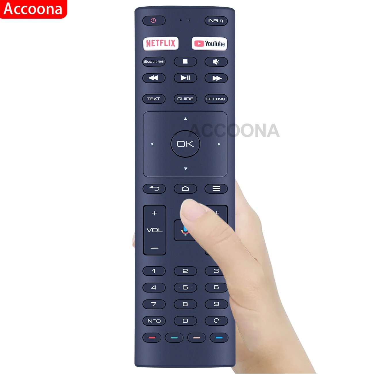 Remote control for KIVI 32H740NB 42H740NB 50H740NB 55H740NB 32U740NB 42U740NB 50U740NB 55U740NB smart tv