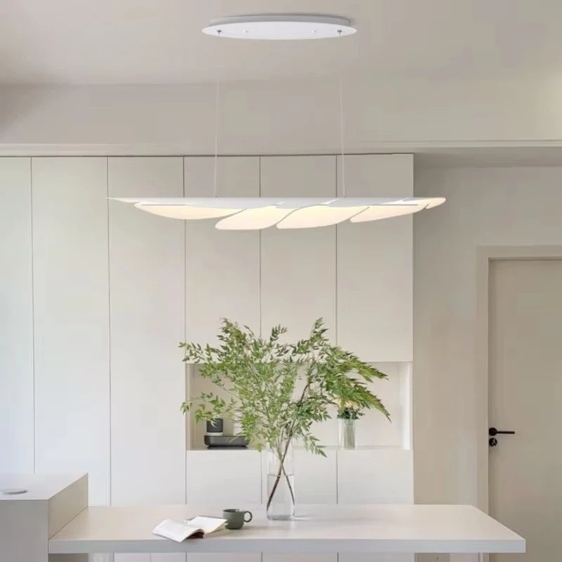 Modern Restaurant Feather Pendant Light Simple Personalized Creative Home Kitchen Dining Table Bar Counter Ceiling Pendant Light