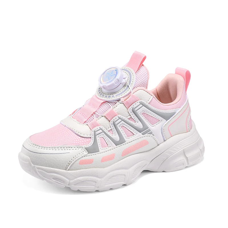 

Girls Summer Outdoor Trainers Fine Breathable Mesh Slim Soft Sole Reinforced Heel Anti-collision Toe Sport Shoes