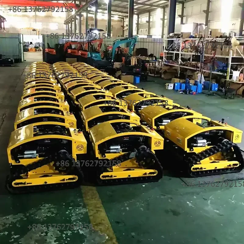 【2026】 Lawn Mower Crawler Type 80-120cm Cutting Width Grass Cutting Machine Robotic Lawn Mower