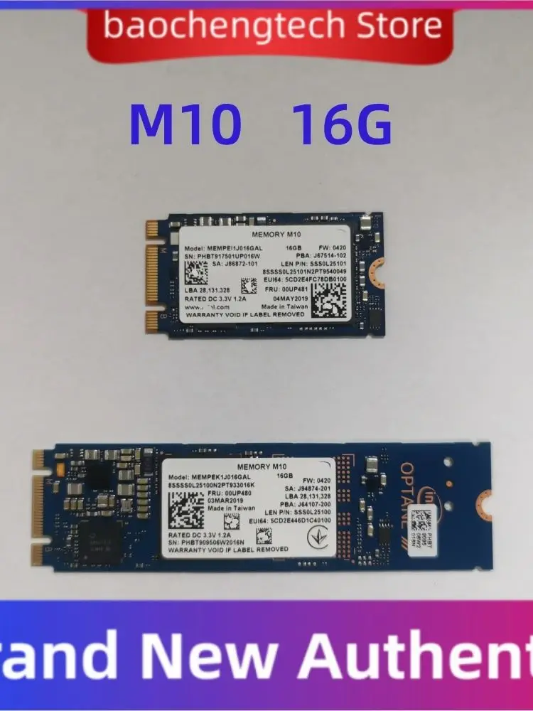Nouveau SSD M10 16G 2280 2242 Lecture/écriture rapide Compatible avec ordinateur portable M.2 SSD HDD Disque SSD pour Intel Aoteng