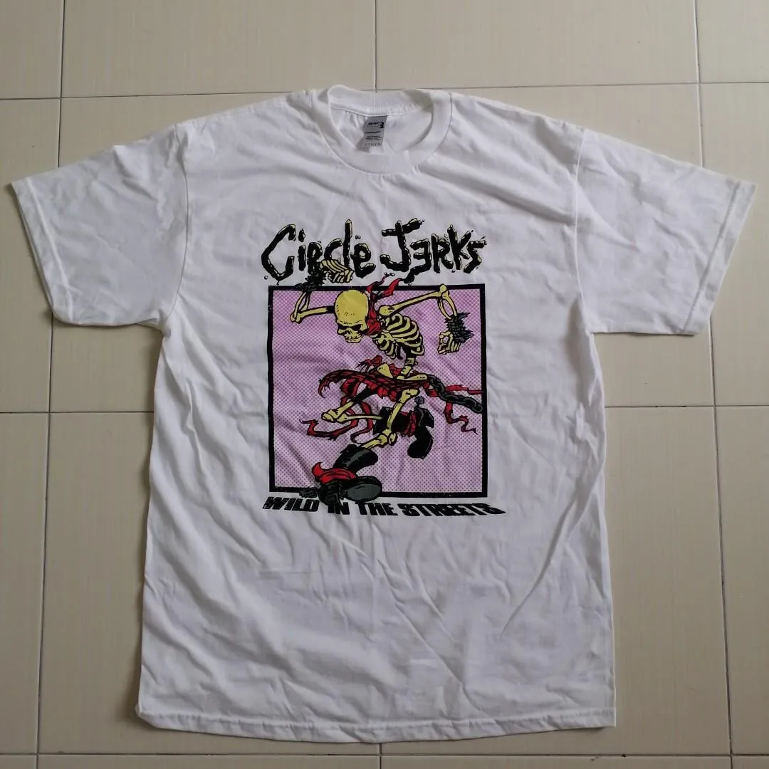 Circle Jerks Wild In The Streets World Tour Tee Size L