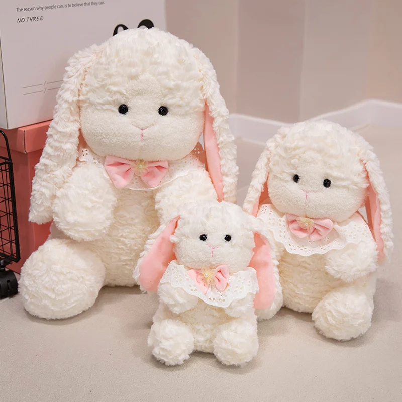 لطيف أرنب ألعاب من القطيفة جميل الحيوان القط الدب محشوة دمية جميلة Peluche Kawaii غرفة ديكور وسادة أريكة السرير وسادة هدية للطفل