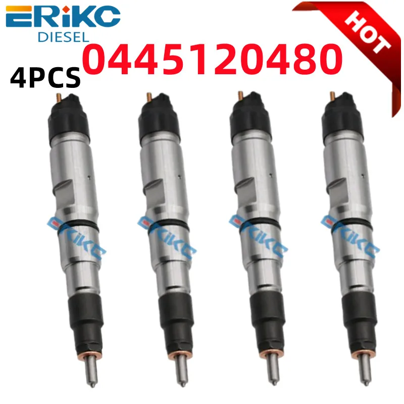 

ERIKC 0445120480 Auto Diesel Part Injector 0 445 120 480 Common Rail Injection Nozzle for BOSCH 0 445 120 480
