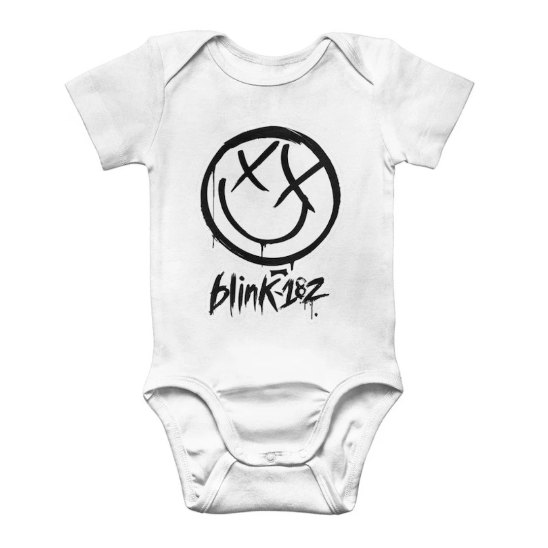 Blink 182 Pop Punk Onesie 2000s Band Babies Bodysuit Cute Alternative Rock Band Top Alt Newborn Clothing