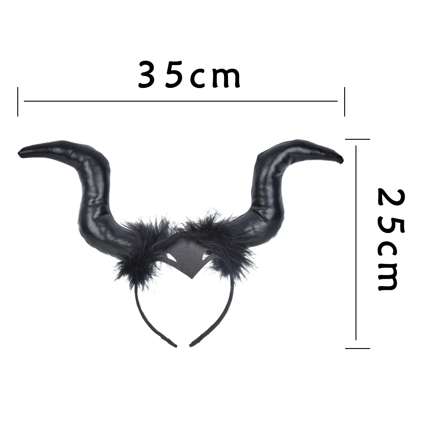 Disney Maleficent Headwear Cosplay Costume Accessory Girls Photography Props Misstress of Evil Maleficent Horn Heeadband 2-10Yrs