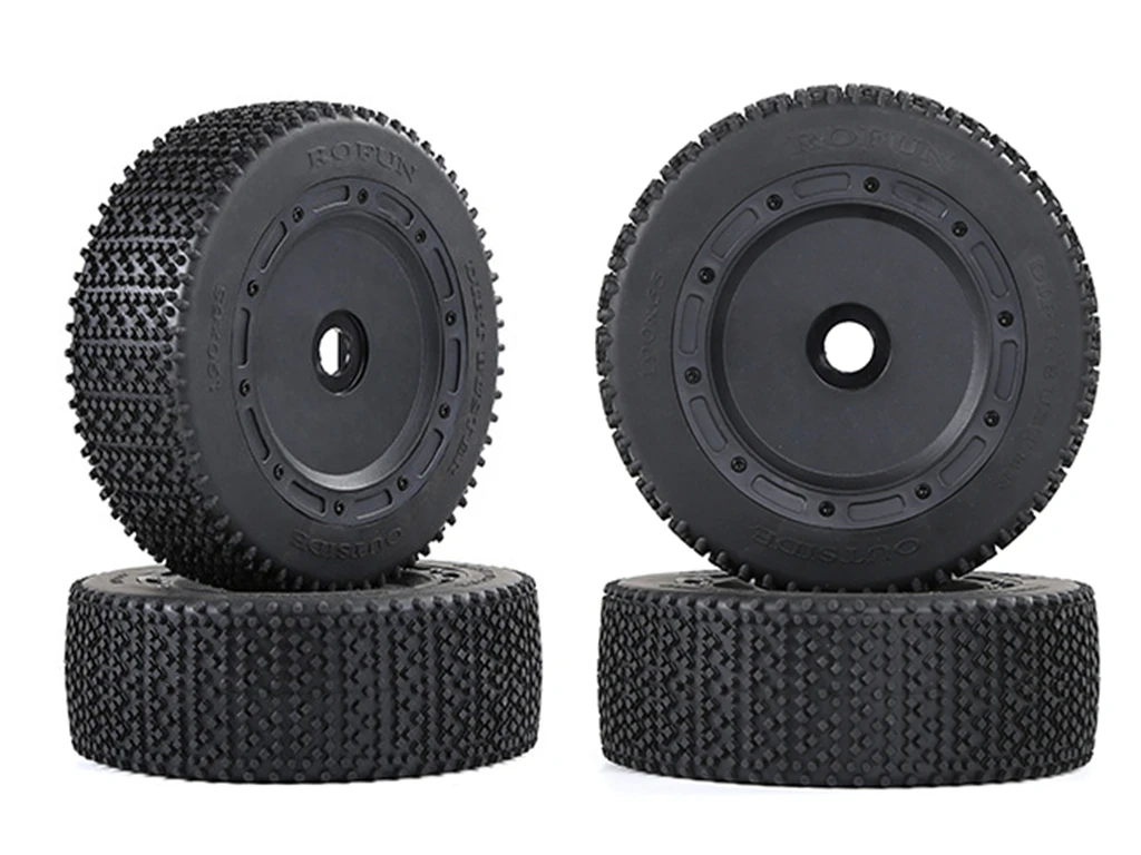 

High-performance wear-resistant wheel assembly for 1/5 ROFUN F5 MCD RC Car