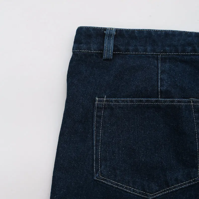 

Spring 2024 High Waist Double Breasted Denim Skirt Women's Design Sensation Skirt Retro Sle Versatile Faionable