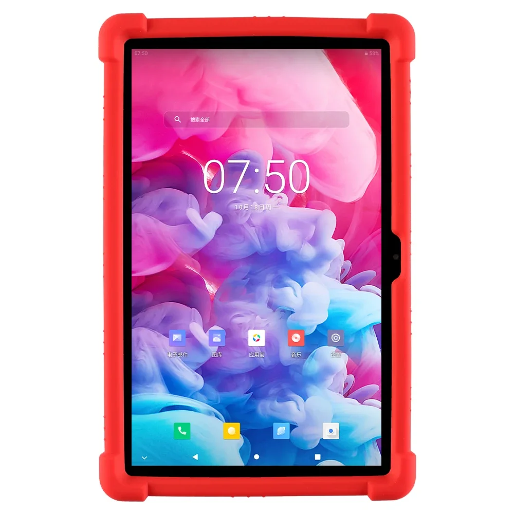 Funda de silicona a prueba de golpes para tableta Teclast T40 Plus/T40 Pro, funda segura con soporte