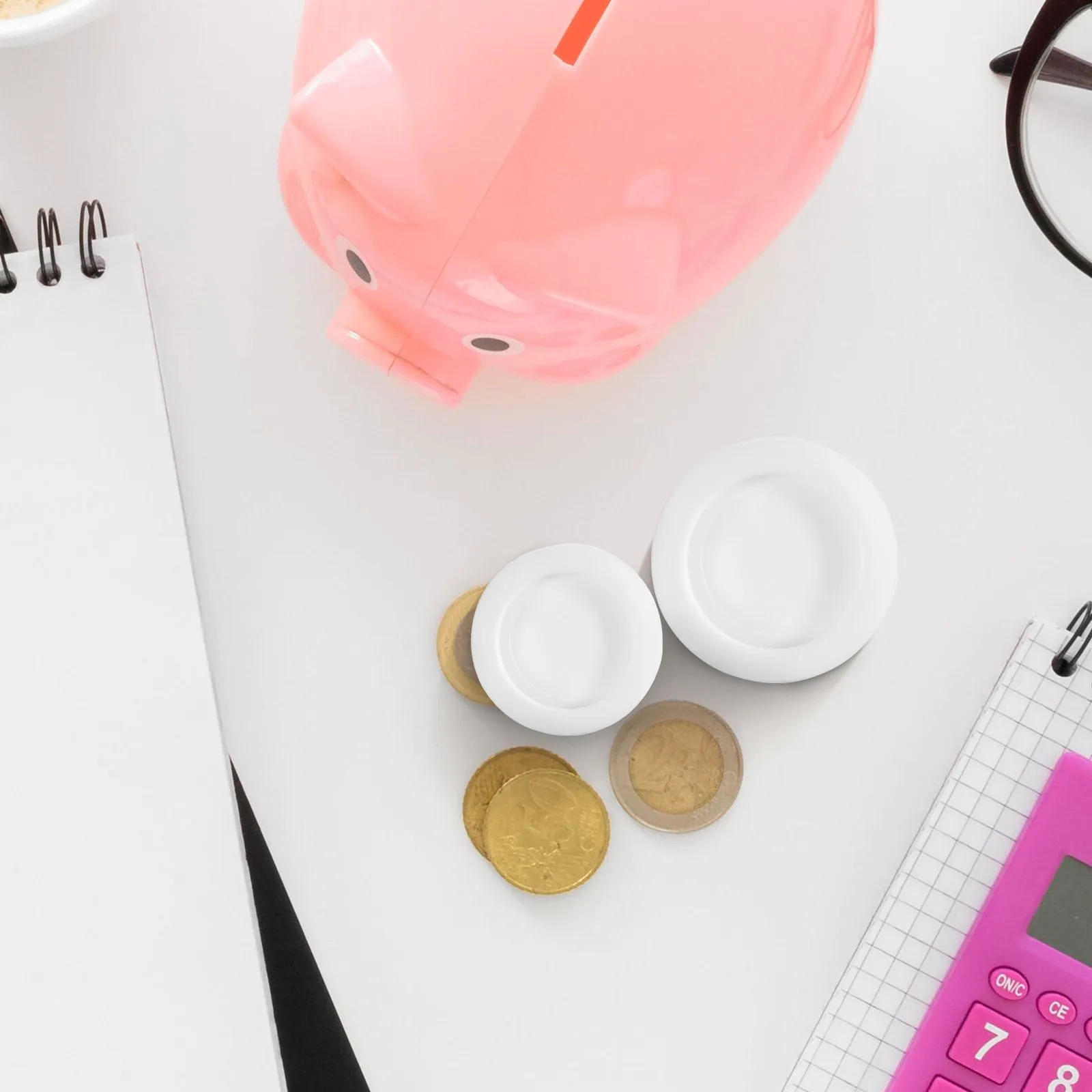 

5Pcs Round PVC Piggy Bank Stoppers Replacement for Saving Box Bottom Plugs Fits 26Mm 25Mm 30Mm 32Mm 38Mm Money Box Secure Covers