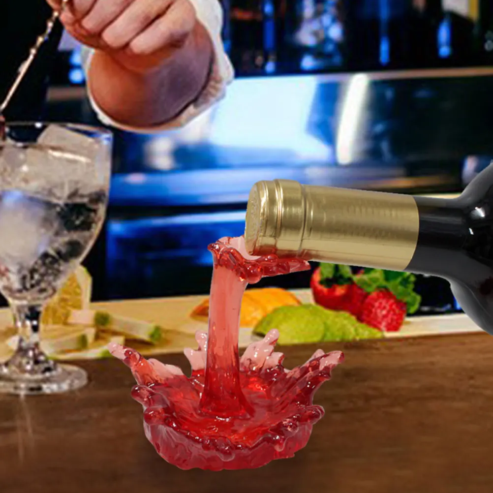

Rack Single Bottle Holder Decorative Resin Material Living Room Bar Restaurant Display St Bottle Shelf